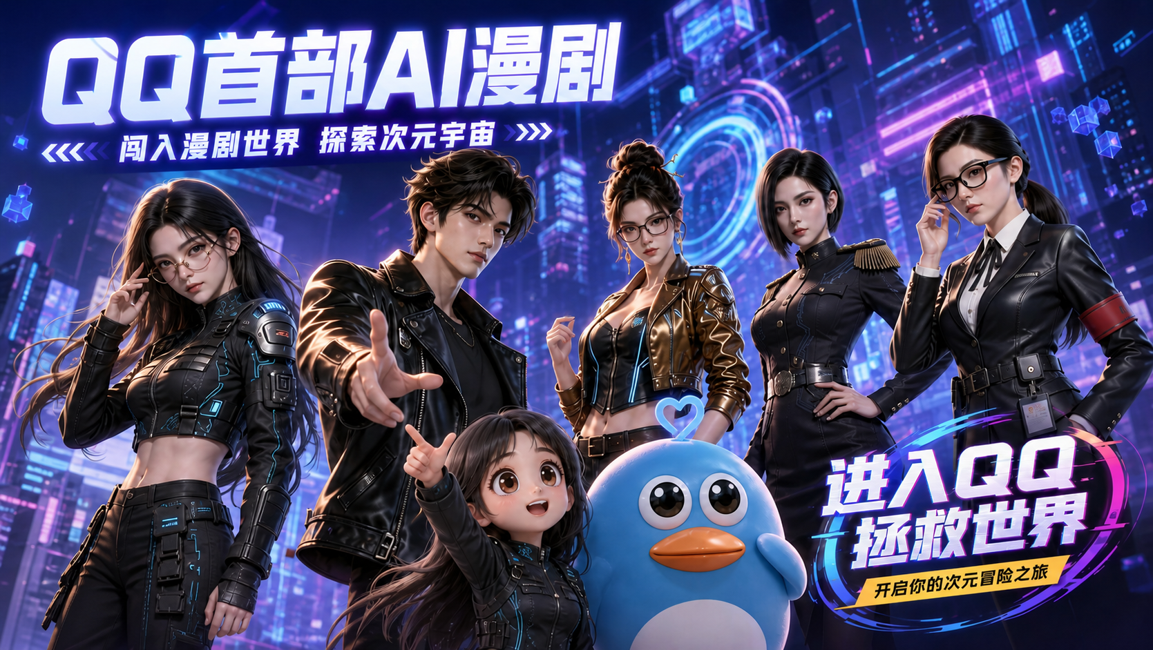 《进入QQ拯救世界》